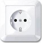 Merten MEG2300-1025, Merten MEG2300-1025 SCHUKO-Steckdose mit voller Abdeckplatte,