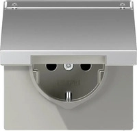 Jung AL1520NAKL, Jung AL1520NAKL SCHUKO-Steckdose, 16 A 250 V ~, mit Schriftfeld,