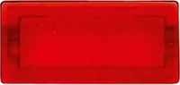 Merten 395900, Merten 395900 Symbole, rechteckig, neutral, rot-transparent
