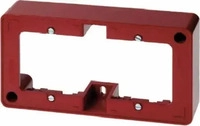 Berker 10300062, Berker 10300062 Aufputz-Rahmen 2fach rot gl&auml;nzend