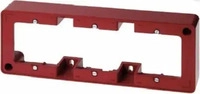 Berker 10310062, Berker 10310062 Aufputz-Rahmen 3fach Aufputz, Zubeh&ouml;r rot,
