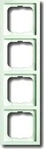 Busch-Jaeger 1724-884K, Busch-Jaeger 1724-884K Abdeckrahmen 4-fach studiowei&szlig; matt -