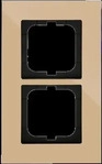 Busch-Jaeger 1722-823-101, Busch-Jaeger 1722-823-101 Abdeckrahmen 2-fach gold - carat