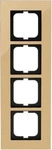 Busch-Jaeger 1724-823-101, Busch-Jaeger 1724-823-101 Abdeckrahmen 4-fach gold - carat