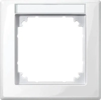 Merten 470119, Merten 470119 M-SMART-Rahmen, 1fach mit Beschriftungstr&auml;ger,