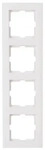 Kopp 402829063, Kopp 402829063 ATHENIS - Abdeckrahmen 4-fach, Farbe: reinwei&szlig;