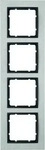 Berker 10243606, Berker 10243606 Rahmen 4fach waag E-St B.7 E-St/anth