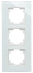 Kopp 405508017, Kopp 405508017 ATHENIS - 3-fach Glas-Abdeckrahmen, senkrechte...