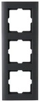 Kopp 402715069, Kopp 402715069 ATHENIS - Abdeckrahmen 3-fach, Farbe: anthrazit