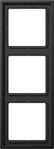 Jung AL2983D, Jung AL2983D Rahmen 3fach, LS 990, IP 44, Aluminium lackiert, dark,