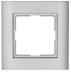 Kopp 402147064, Kopp 402147064 ATHENIS - Abdeckrahmen 1-fach, Farbe: stahl