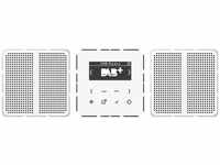 Jung DABCD2WW, Jung DABCD2WW Smart Radio DAB+ Set Stereo Serie CD alpinweiß