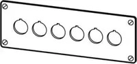 Eaton Moeller 216547, Eaton Moeller Eaton 216547 Einbautableau, 6 Einbaustellen
