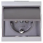 Kopp 911550081, Kopp 911550081 MALTA - Schutzkontakt-Steckdose, Klappdeckel,