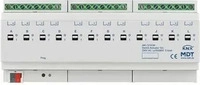 MDT AKI-1216.04, MDT AKI-1216.04 KNX Schaltaktor 12-fach, 12TE REG, 16/20 A, 230 V