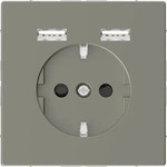 Merten MEG2366-6050, Merten MEG2366-6050 Schuko Steckdose mit USB Ladeger&auml;t,