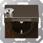 Jung A1520BFKLSLMO, Jung A1520BFKLSLMO SCHUKO-Steckdose, 16 A 250 V ~, Safety Plus,