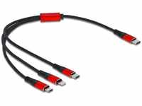 DeLock 86710, Delock 3 in 1 - Kabel nur zum Laden - USB-C männlich zu Micro-USB Typ