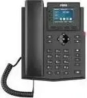 Fanvil X303W, Fanvil X303W, IP-Telefon, Schwarz, Kabelgebundenes Mobilteil,