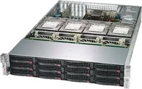 Supermicro CSE-826BE1C4-R1K23LPB, Supermicro SC826 BE1C4-R1K23LPB - Rack-Montage