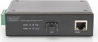 DIGITUS DN-652104, DIGITUS 10/100/1000Base-TX (PoE) zu 1000Base-FX Industrieller