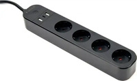 Gembird TSL-PS-S4U-01, Gembird TSL-PS-S4U-01 - Smart Power-Steckdosenleiste -