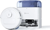 Ecovacs DJX11, Ecovacs Deebot MINI Blue, Beutellos, Blau, Wei&szlig;, Rund, Staubbeutel,