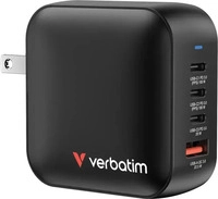 Verbatim 32231, Verbatim Netzteil - GaN - 100 Watt - 5 A - PD 3.0, PD/PPS, QC 4.0 - 4
