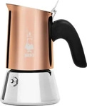 Bialetti 0007282/CN, Bialetti Venus, Mokka-Kanne, 0,09 l, Kupfer, Edelstahl,
