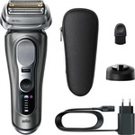 Braun 554237, Braun Series 9 Pro+ 9615S, Folienschaber, Schwarz, Grau, Edelstahl,