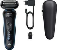 Braun Series 5 52-B1000s, Folienschaber, Schwarz, Tasten, Intensiv, Normal, Akku,