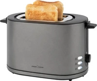 Clatronic 501292, Clatronic ProfiCook PC-TA 1291, 2 Scheibe(n), Anthrazit, Edelstahl,