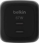 Belkin WCH020KQBK, Belkin BoostCharge Pro - Netzteil - GaN - 67 Watt - Fast Charge,