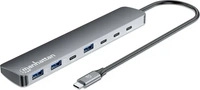 Manhattan 181167, Manhattan Hub - 10G/5G - 3 x USB-C 3.2 + 1 x USB-C