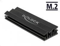 Delock 18283, Delock Solid State Drive K&uuml;hlk&ouml;rper - Schwarz