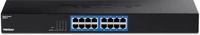 TRENDnet TEG-S17, TRENDnet TEG S17 - Switch - 16 x 10/100/1000an Rack montierbar -