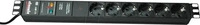 Bachmann 333.536, Bachmann 333.536, Standard, 1U, Schwarz, 6 AC-Ausg&auml;nge, 2 m,...