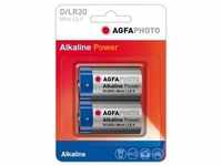 AgfaPhoto 110802619, AgfaPhoto - Batterie 2 x D - Alkalisch