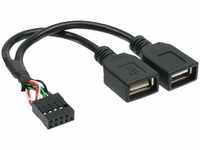 InLine 33440M, InLine - Interner und externer USB-Adapter - DIN, 9-polig (W) zu...