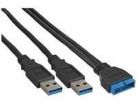 InLine 33447I, InLine - USB-Kabel intern auf extern - 19-poliger USB 3.0 Kopf...