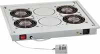 TRITON RAC-CH-X04-X3, TRITON Free standing cabinet fan unit, 4 fans, Grau