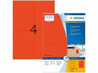 HERMA 4397, HERMA Special - Papier - matt - permanent selbstklebend - Rot - A6 (105 x