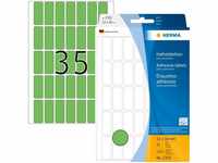 HERMA 2355, HERMA - Permanenter Klebstoff - grün - 12 x 30 mm 1120 Etikett(en) (32