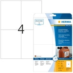 HERMA 4576, HERMA Special - Matt - selbstklebend, entfernbarer Klebstoff - wei&szlig; - A6