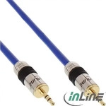 InLine 99954P, InLine Klinken-Kabel PREMIUM - 3,5mm Stecker / Stecker - 0,5m