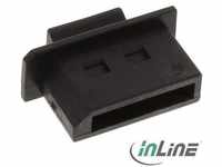 InLine 59948H, InLine Dust Cover for DisplayPort socket - Schutzumschlag - Schwarz