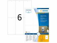 HERMA 8047, HERMA Special - Nicht klebend - perforiert - weiß - 70 x 148.5 mm 600