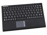 KEYSONIC 12862, KeySonic ACK-540 U+ - Tastatur - USB - USA - Schwarz