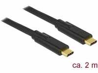 DeLock 85527, Delock - USB-Kabel - USB-C (M) zu USB-C (M) - USB 3.1 Gen 1 - 5 A - 2 m