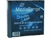 MEDIARANGE MR465, MediaRange - 5 x DVD+R DL - 8.5 GB (240 Min.) 8x - Slim Jewel Case